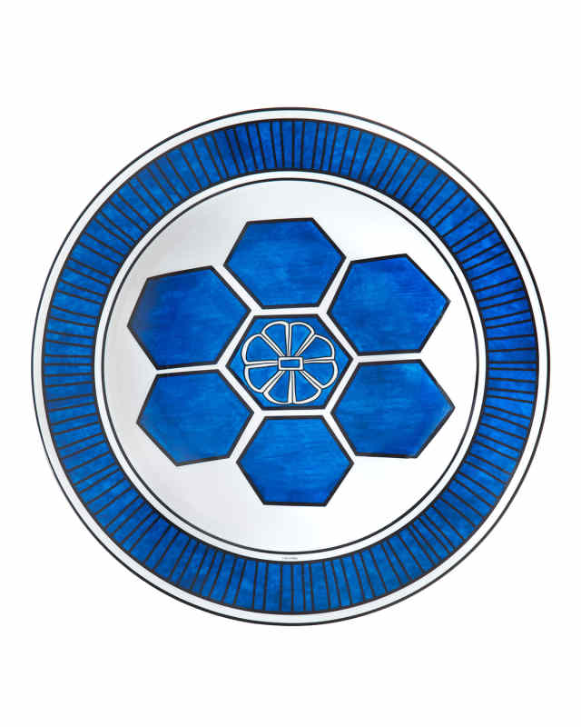 Bleus D'Ailleurs Deep Round Platter